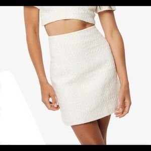 Orla Kiely Cream Pencil Skirt